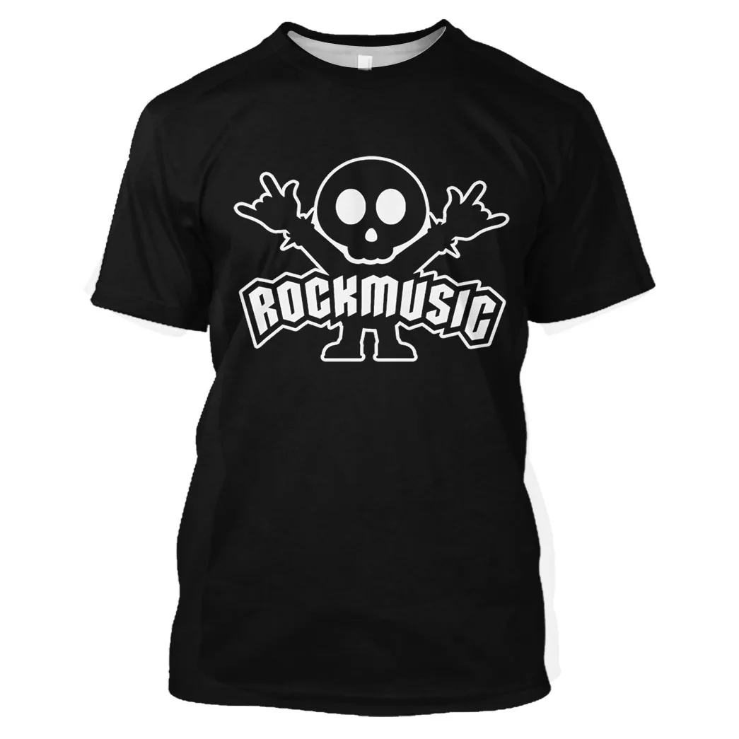 

Jumeast Bands 3D Graphic T-Shirts Rock Music Printed T-Shirty Anime Skeleton Grunge Clothes Hip Hop Mesh Streetwear Cartoon Tops