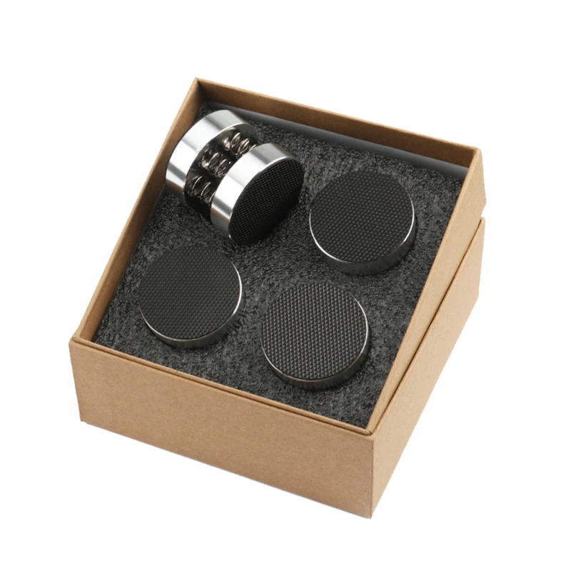 HiFi  Audio Speaker Electric Isolation Stand Feet Base Shock Absorber Pads Shock Spikes Spring Damping Pad Stimulation Pads