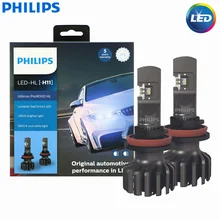 Philips Ultinon Pro9000 LED H11 Car Headlight 5800K Cool White +250% Bright with Lumileds LED Auto Lamp 18W 11362U90CWX2, 2pcs