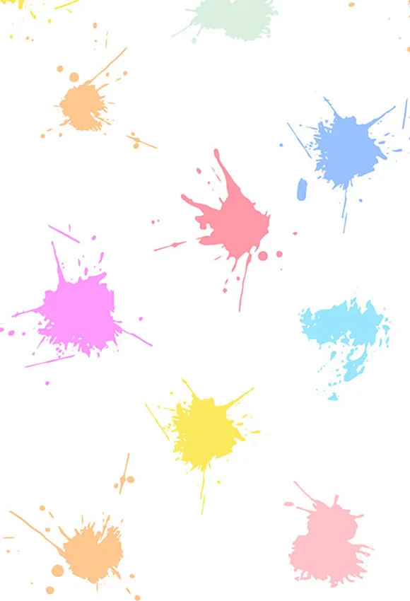 5X7 футов красивый абстрактный цветной слайм Белая стена пользовательский фото