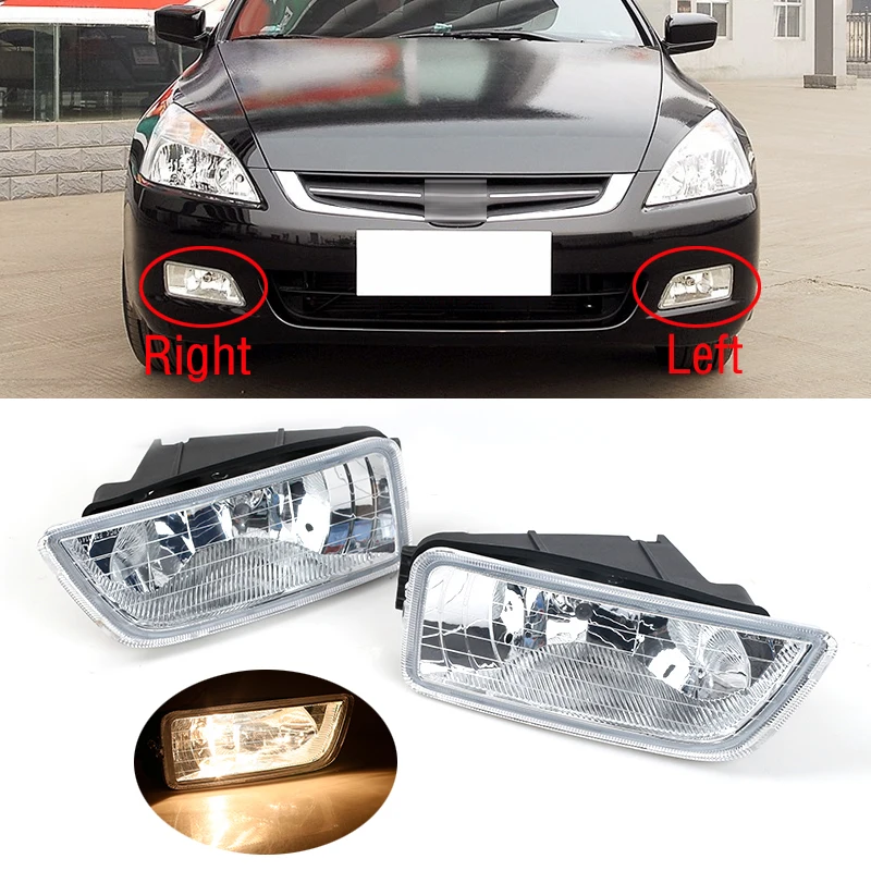 

Противотуманные фасветильник для Honda Accord 7th 2003 2004 2005 2006 2007, противотуманные фары для переднего бампера автомобиля, дневные ходовые огни с лампочкой