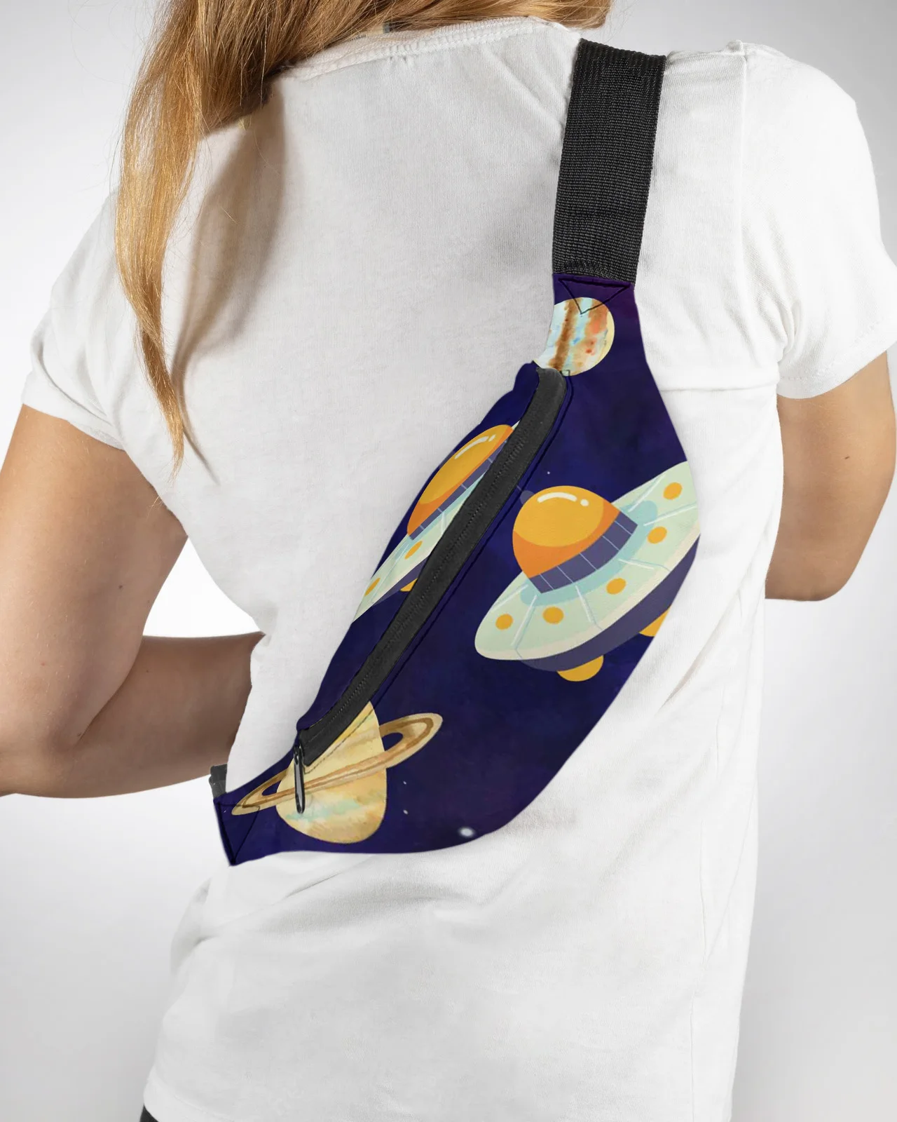 Поясная сумка для мужчин и женщин забавная сумочка-кошелек с рисунком вселенной