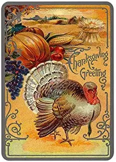 

Mora color Thanksgiving Day happy thanksgiving tin Sign Vintage Metal Pub Club Cafe bar Home Wall Art Decoration Poster Retro