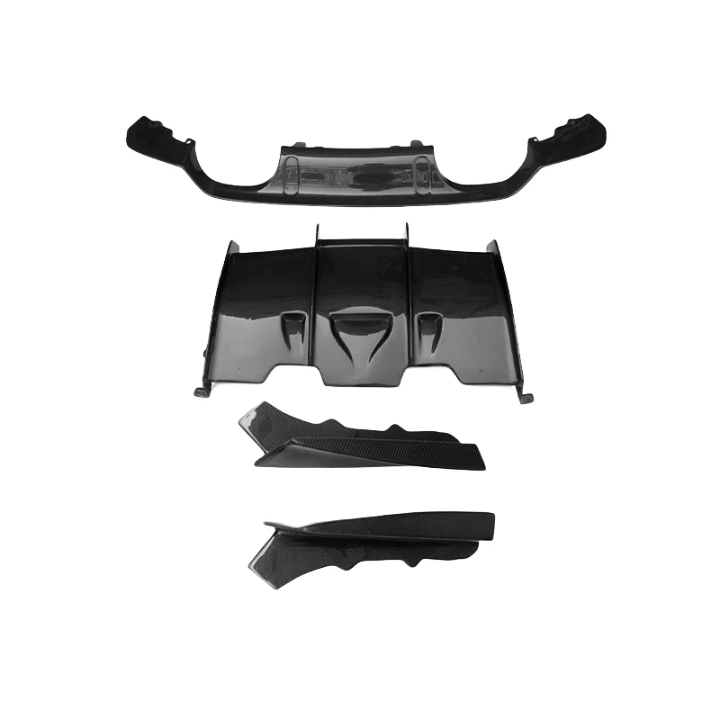 Для BMW 4 серии F82 PSM стиль 2013-2016 углеродное волокно задний диффузор спойлер бампер