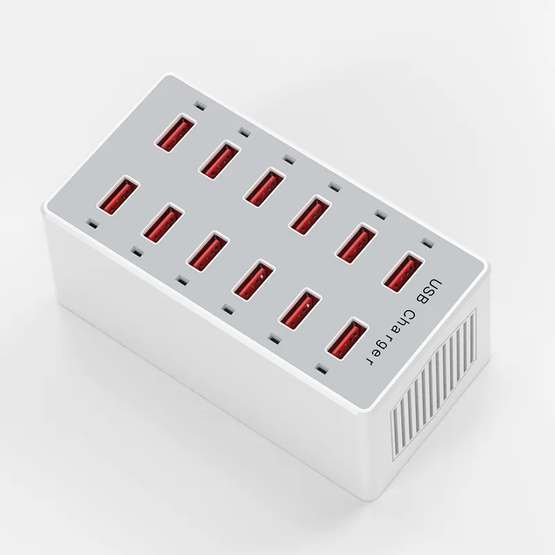 

12 Port USB Charger 60W Fast Charging Multi Port Charging Station Charger Socket For Huawei Xiaomi iPhone iPad
