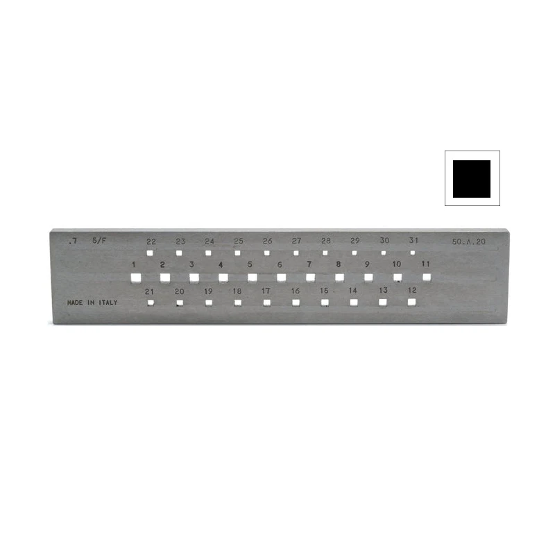 OMO 5/F от 2 мм до 5 31 отверстия квадратные пластины для вытягивания стальной