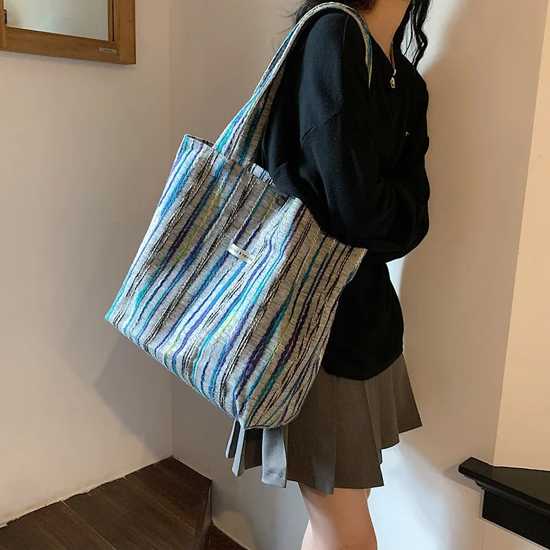 CGCBAG Fashion Designer Canvas Tote Bags For Women Lage Capacity Shoulder Bag 2023 Casual Commuting Female Handbags Shopper