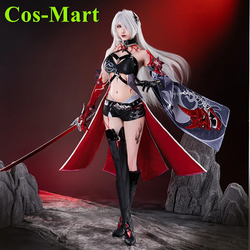 Cos-Mart Game Honkai: Star Rail Acheron Косплей Костюм Huang Quan NiuSkin Вечеринка Ролевая Игра Одежда