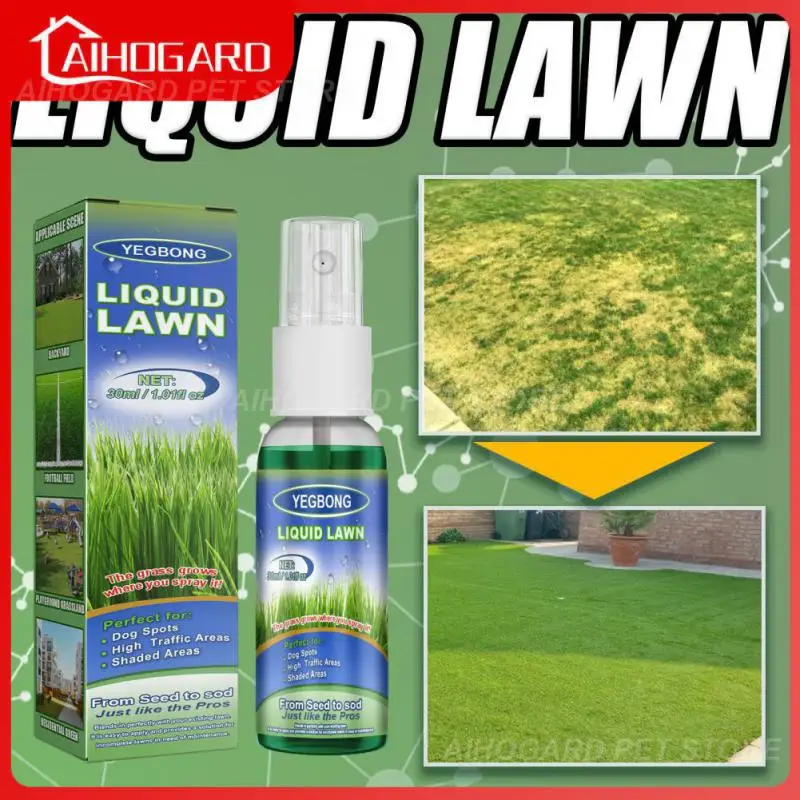 

Outdoor Grass Growth Solution Spray Grassland Football Field Grass Growth Solution Concentrated Nutrient Solution 30ml Backyard