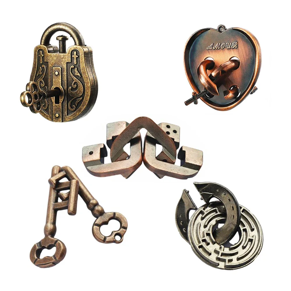 1 шт. классическая игрушка-головоломка из сплава