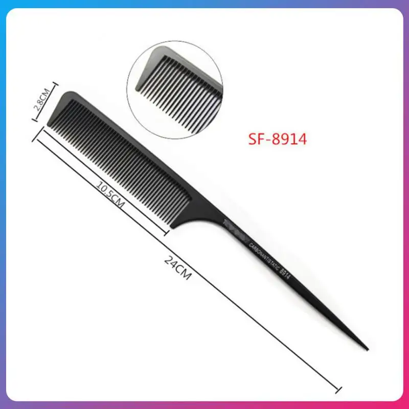 

Парикмахерская углеродная расческа Профессиональная парикмахерская расческа для стрижки Антистатическая расческа для волос инструменты для стрижки Парикмахерская Расческа для укладки волос
