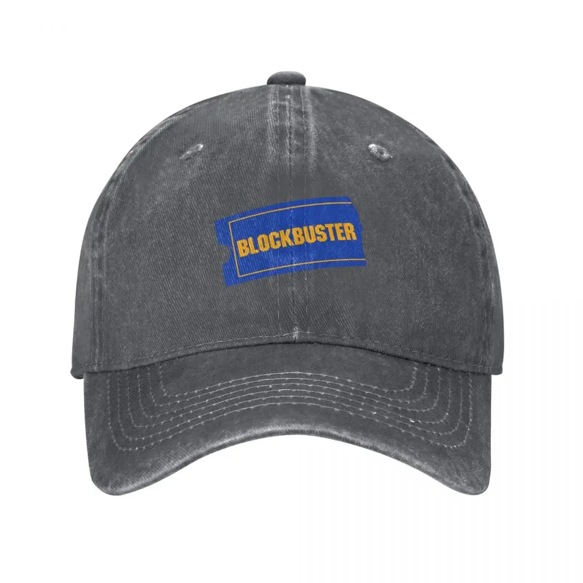 Фото Бейсбольная кепка с логотипом Blockbuster Video для мужчин, индивидуальная кепка для пляжного отдыха, шляпа для мужчин и женщин №1
