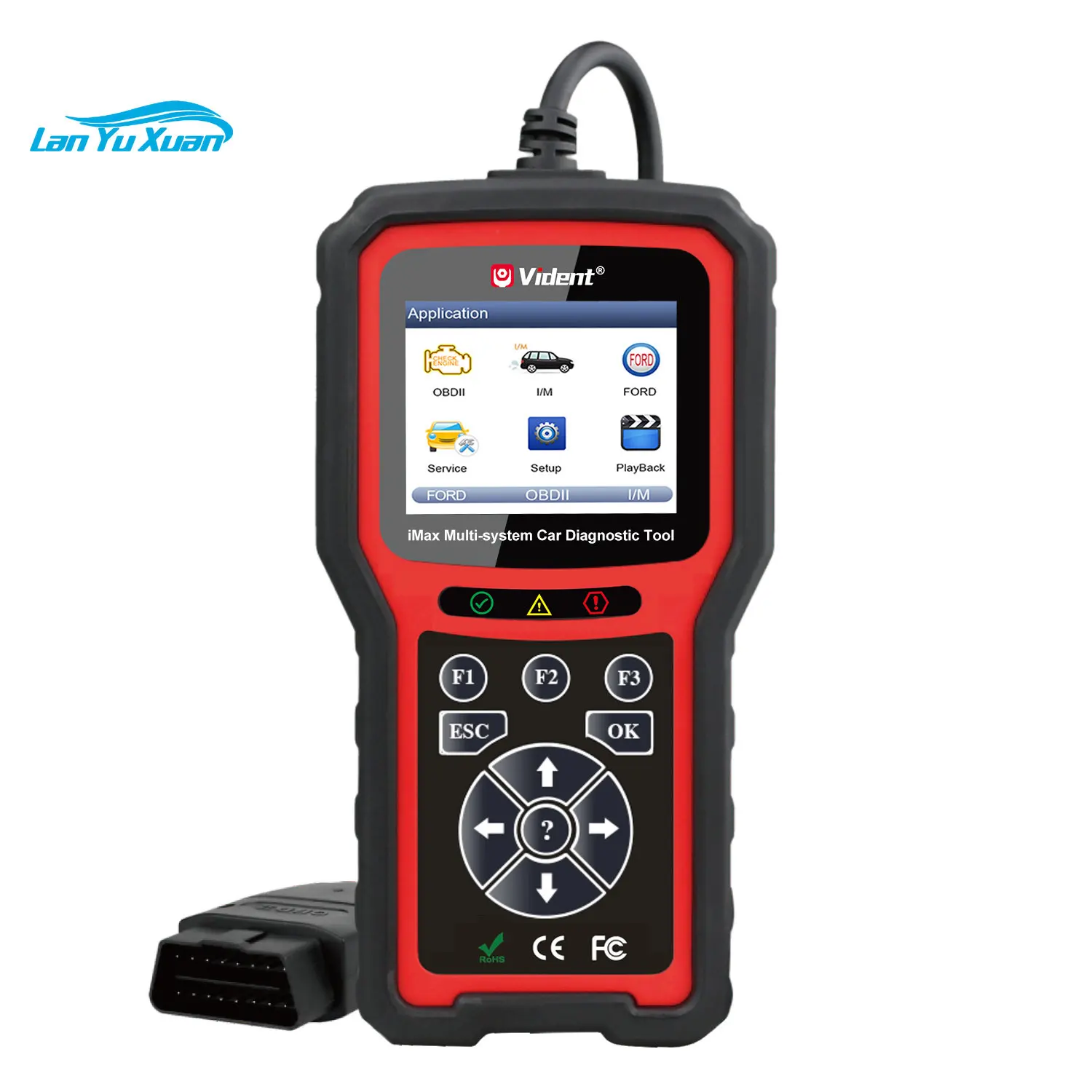 

VIDENT iMax4306 Advanced OBDII Scanner All System Auto Diagnostic Tool Passenger Car Diagnostic Scanner For Ford