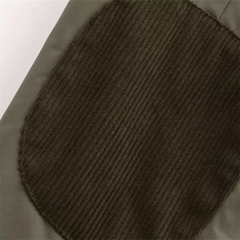 KEYANKETIAN 2024 осень/зима новая женская вельветовая куртка с лацканами стиль сафари