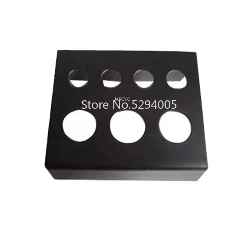 3D подставка для тату-краски держатель чернил цветных тату 7 отверстий черный