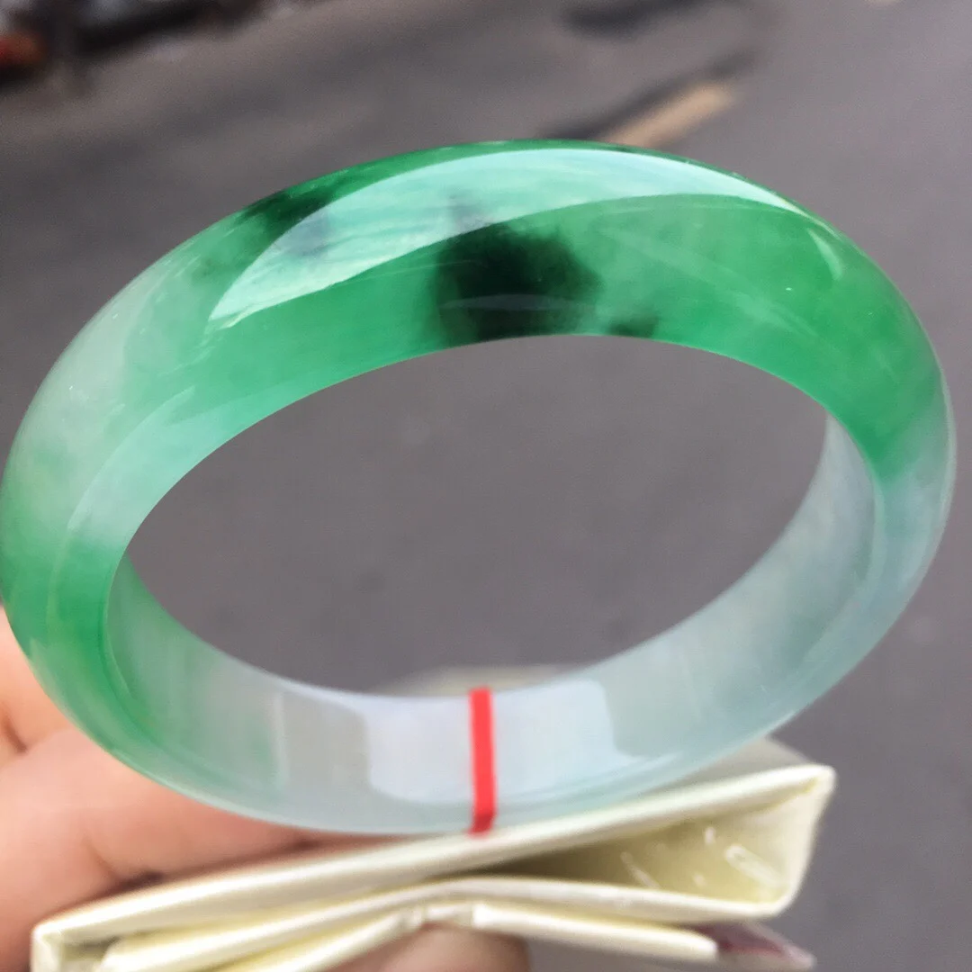 Высококачественный прозрачный Ледяной цветок Jadeite настоящий цвет плавающий