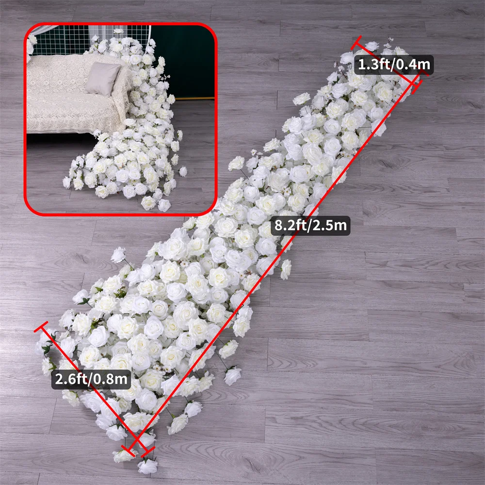 Искусственные цветы для украшения роскошный стиль белая роза Цветочная