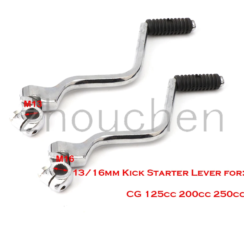 

13mm/16mm Kick Starter Lever for CG 125cc 200cc 250cc Engine dirt pit bike off road motorcycle Motocross free Shipping