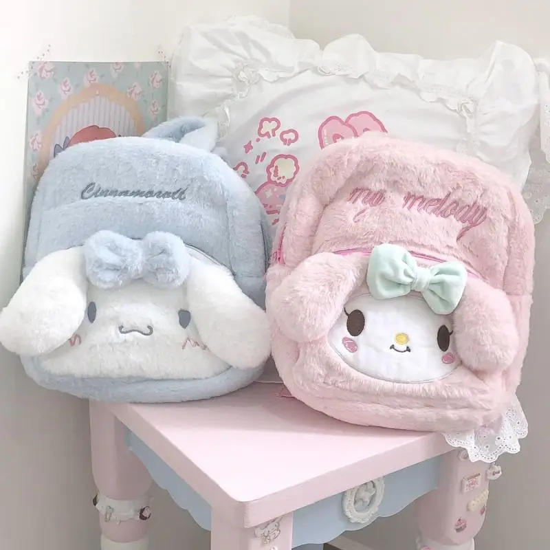 

Милый рюкзак Sanrio Mymelody Cinnamoroll, рюкзак Jk, сумка для лучшей повседневной жизни, милая девочка, рождественский подарок для девушки