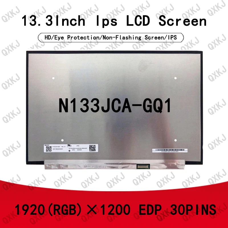 

N133JCA-GQ1 13.3" IPS 1920*1200 30pins laptop LCD screen display panel