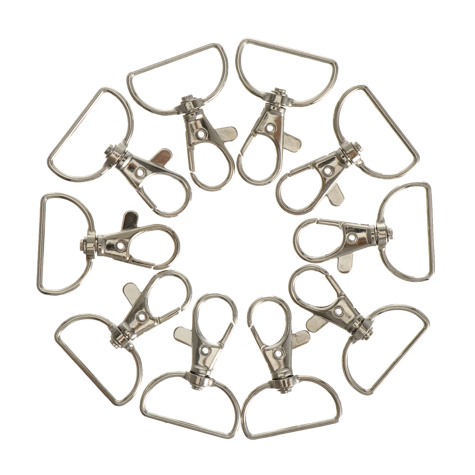 

Lobster Clasp Hookkeychain Key Clasps Swivel Hooks Clip Ring Snap Claw Bag Loop Holder Trigger Lanyards Bags Making Keychains