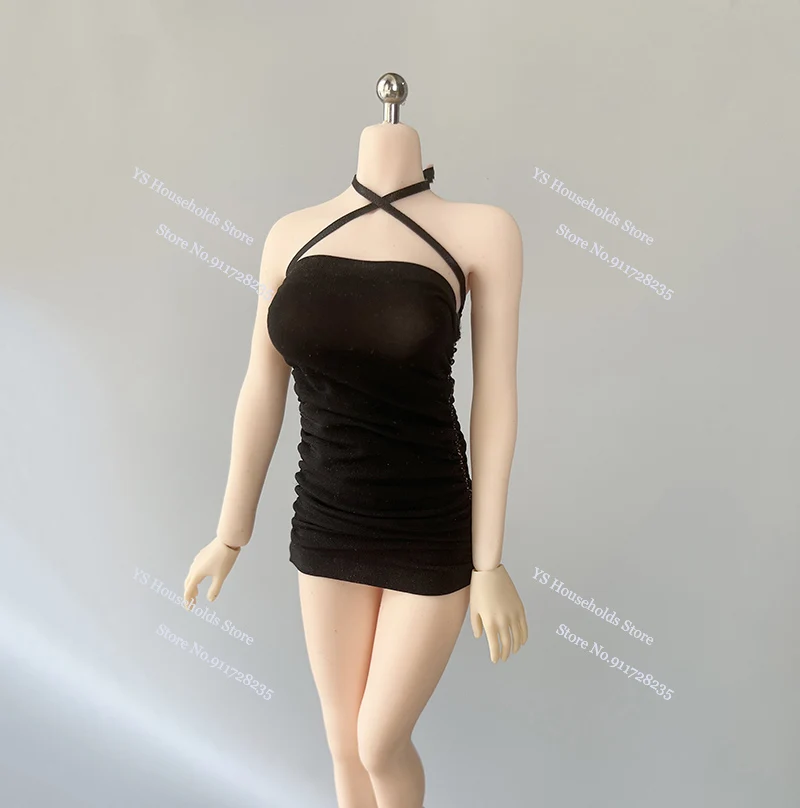 Платье женское эластичное со складками и лямками 12 дюймов AT201 AT202