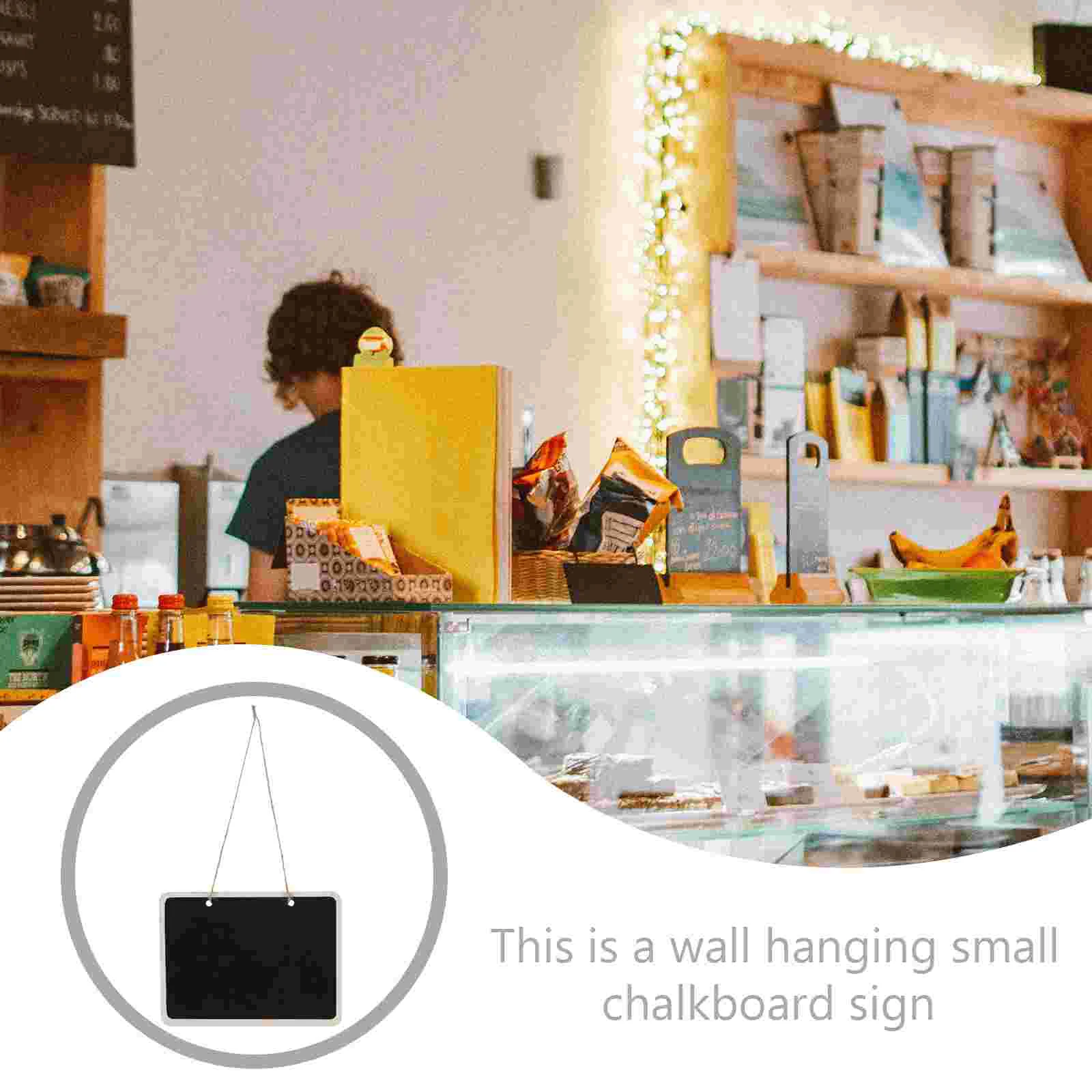 4 шт. подвесная доска мини-доски ручки таблички для доски украшения деревянный