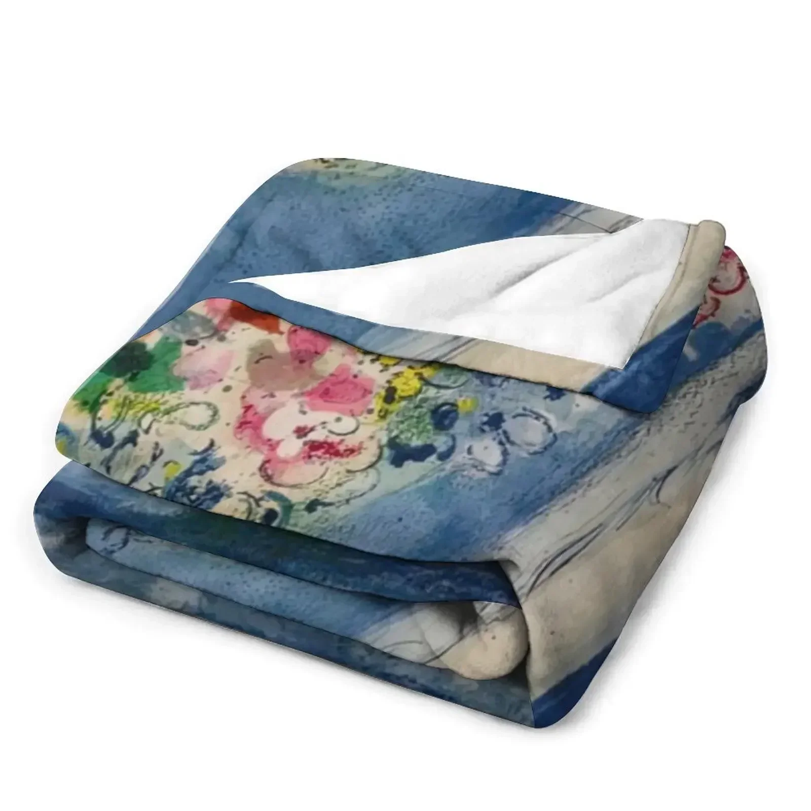 Одеяло Lovers in the Sky of Nice by Marc Chagall диваны рождественские подарки одеяла