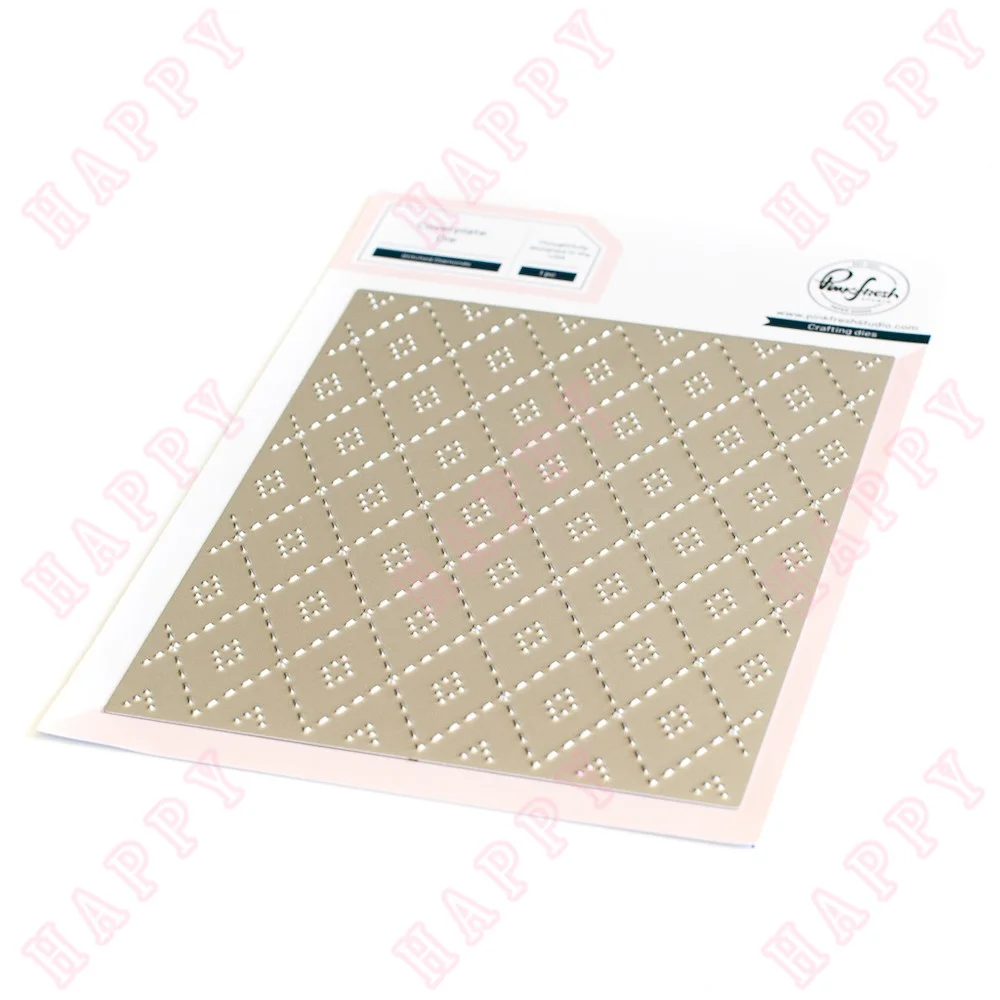

2022 New Stitched Diamonds Coverplate Metal Cut Dies Scrapbook Diary Decoration Embossing Paper Template Diy Greeting Card Molds