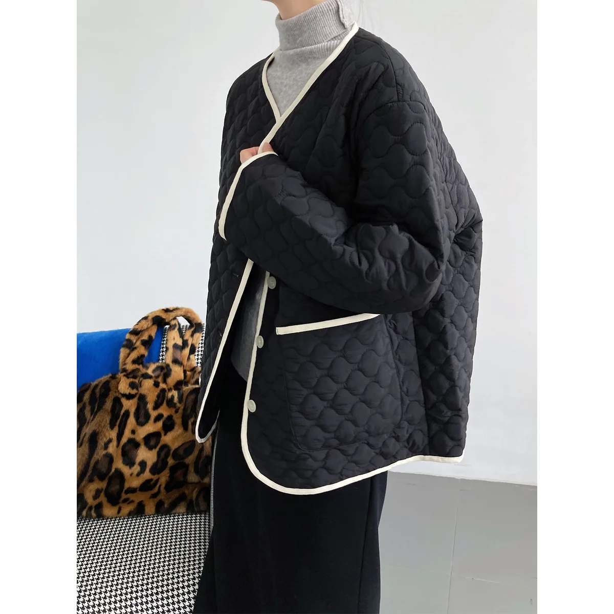Loose Cotton Coat