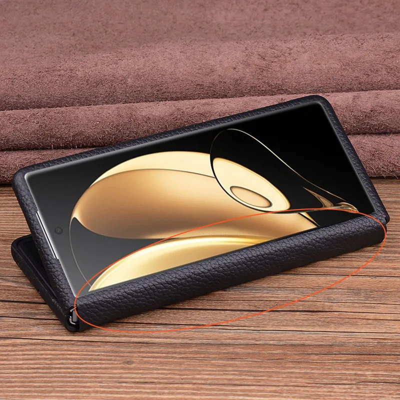 

Защитный чехол, цельный кожаный, полноразмерный, роскошный чехол из натуральной кожи с защитой от падения для Huawei Honor Magic VS