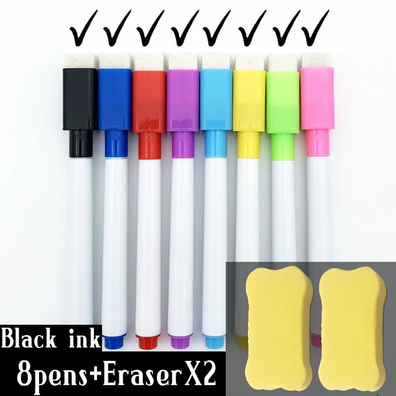 Цветные маркеры для доски 8 шт.