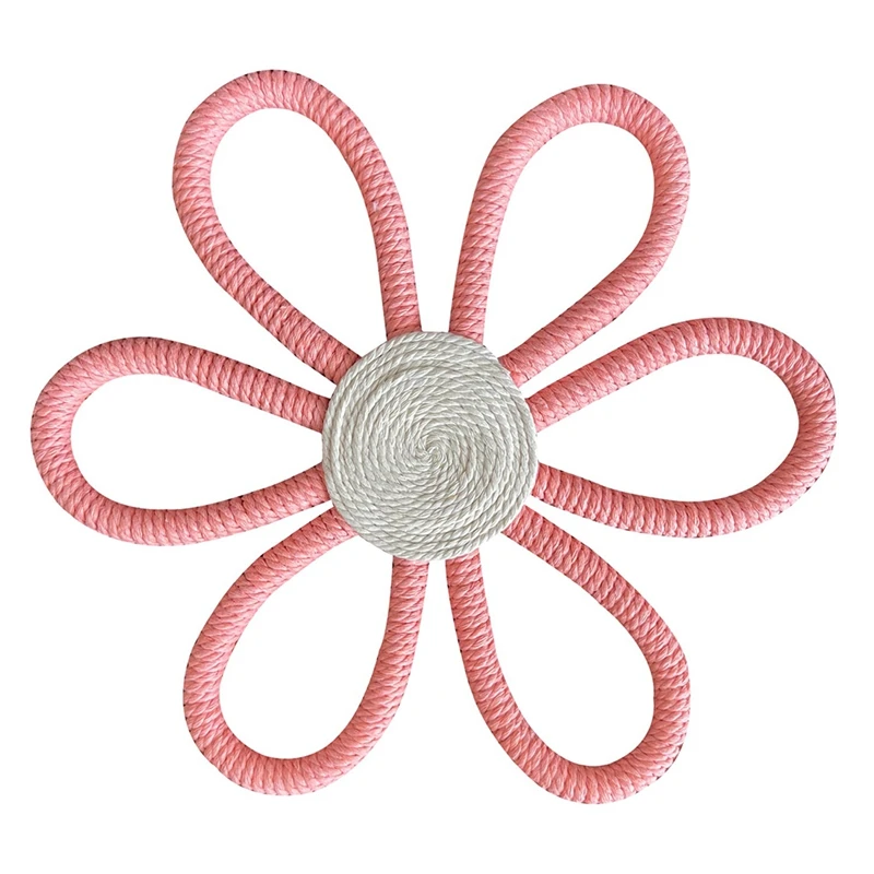 Декор в стиле бохо цветок ромашки тканая макраме настенная веревка тканое