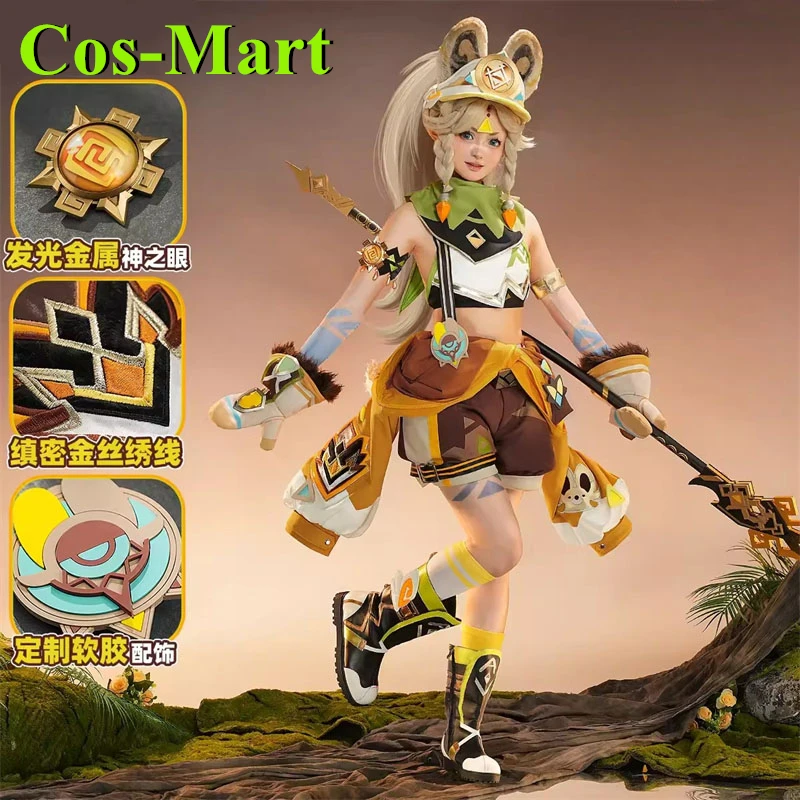 Косплей-костюм Cos-Mart Game Genshin Impact Kachina милая форма Gorgrous женская модель