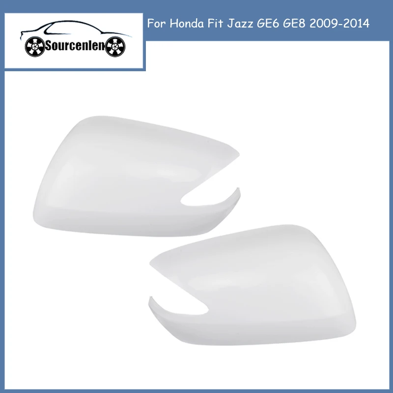 

Left Right Exterior Rearview Mirror Cover For Honda Fit Jazz GE6 GE8 2009-2014 Outer Side Mirror Case With Turn Signal Type