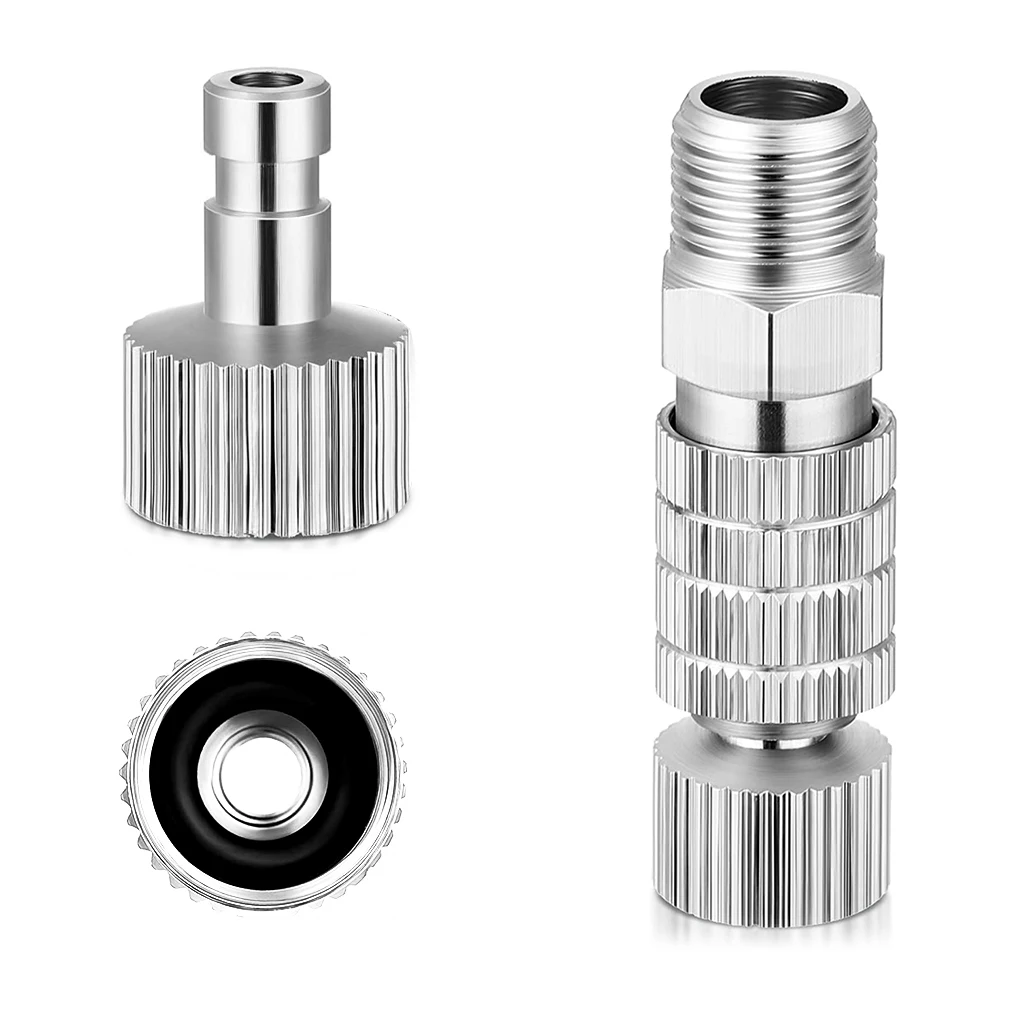 

Airbrush Adaptor with Adjustable Valve Compressor Converter Connector