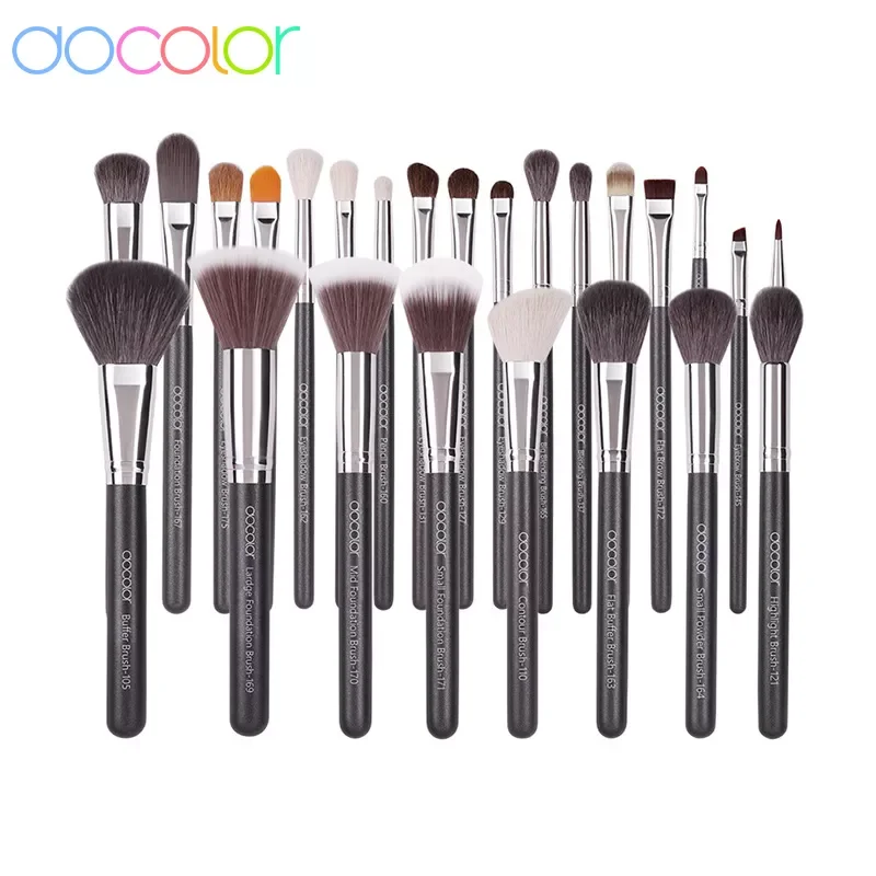 

NEW2023 25Pcs Makeup Brushes Set Professional Natural Hair Foundation Powder Blush Eyeshadow Face Blending Make up Brushes