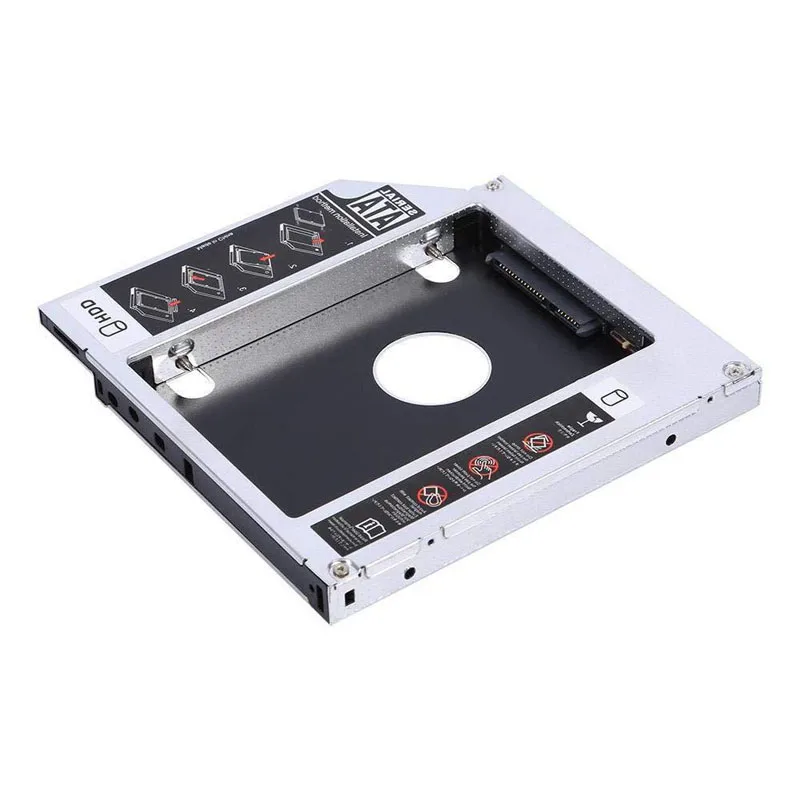 Алюминиевый корпус для второго жесткого диска 9 5 мм 12 7 SATA 3 0 2 твердотельного
