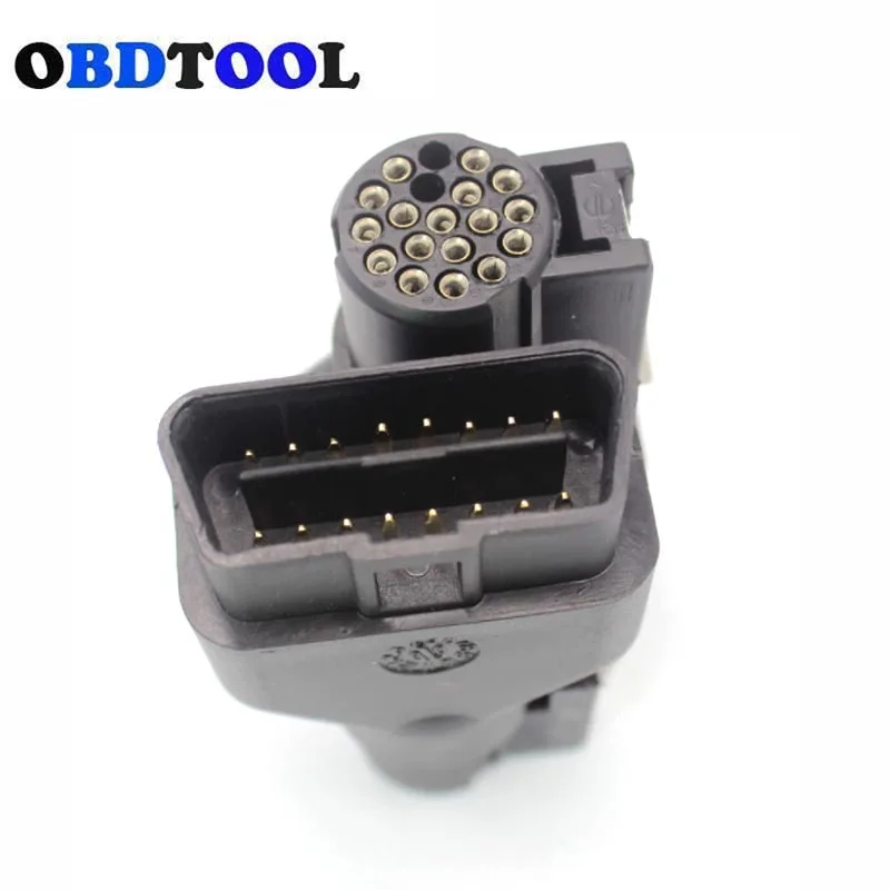 16-контактный адаптер OBD2 для диагностического инструмента GM TECH2, 16-контактный адаптер OBDII, 16-контактный разъем на 19-контактный разъем для сканера Tech2