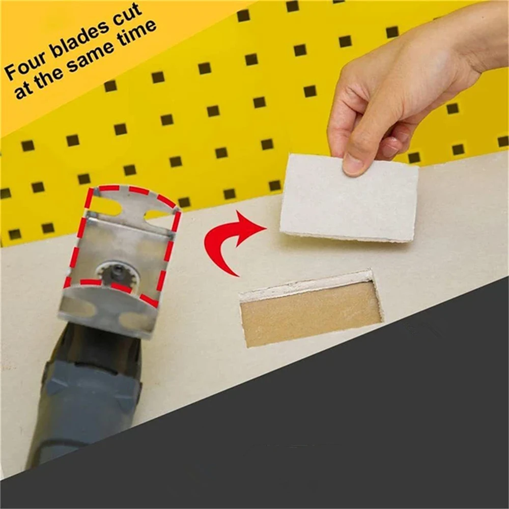 Прямоугольный Открыватель полотна пилы для квадратного отверстия резак