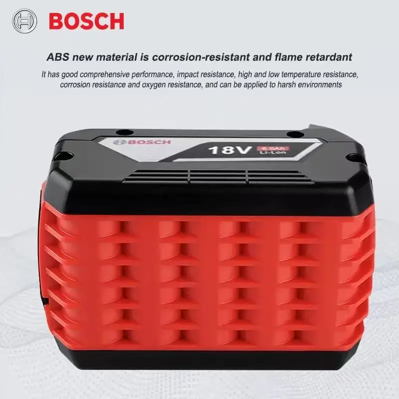 Аккумулятор Bosch 18V 5.0Ah с двумя литиевыми элементами, умной зарядной станцией, усиленной защитой углов, прошедший строгие промышленные стандарты безопасности. (art.: 3920dc04769b4) - 3920dc04769b4