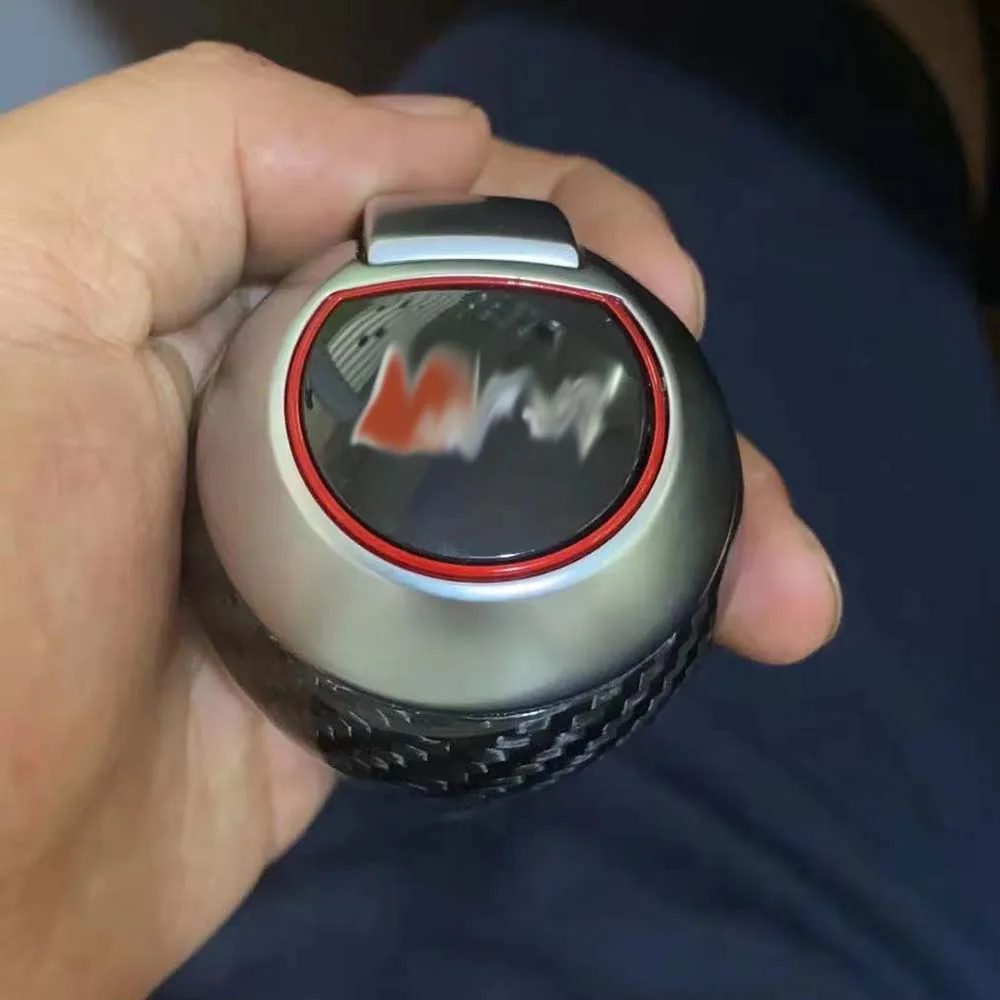 

S Label for Gear Shift Knob HandBall Logo for VW for Audi Logo with Red Black White Blue Frame S Logo