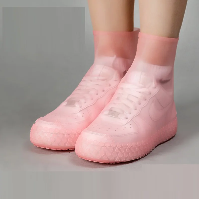 1 пара водонепроницаемые Нескользящие сапоги из силикагеля |