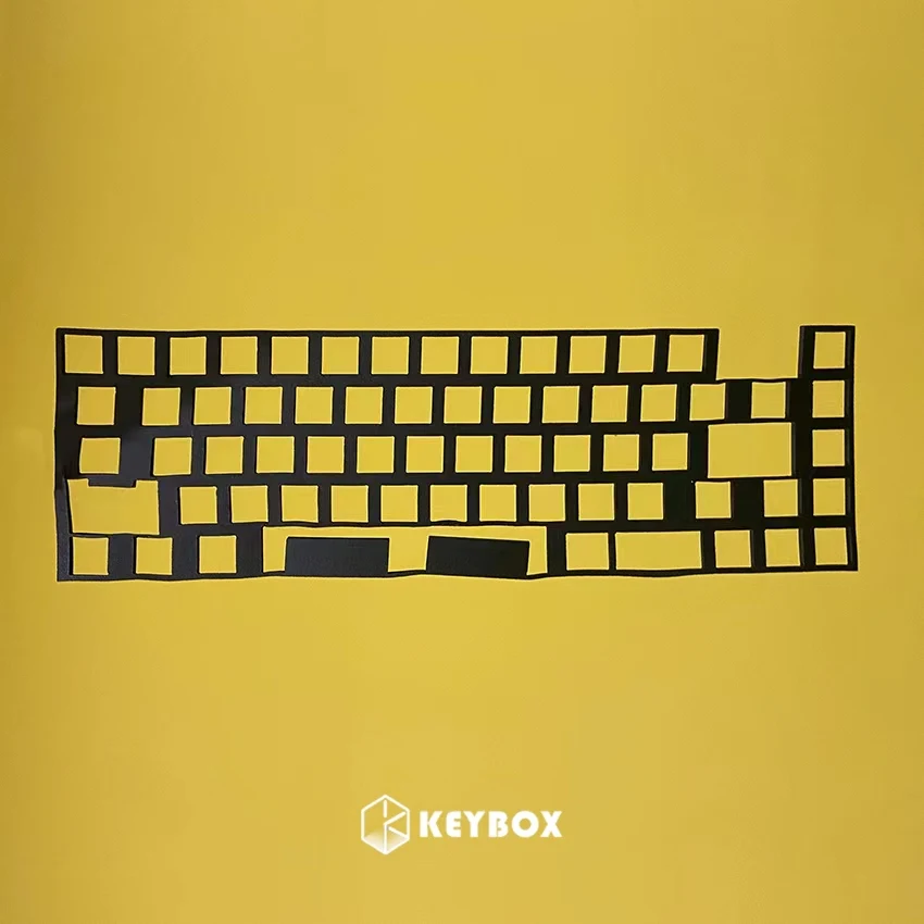 Tastiera Keybox piastra di posizionamento tastiera in schiuma Poron schiuma silenziosa per tastiera meccanica 60 Layout 61 63 Layout