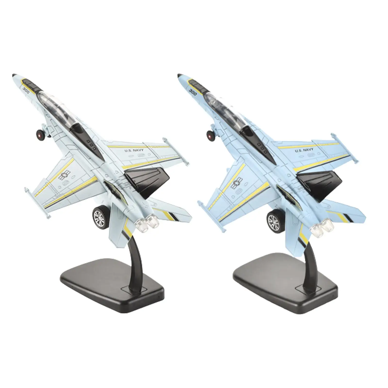 

Diecast 1/100 Scale F18 Fighter Aircraft Model with Light and Music Kids Toy Ornament Gift Plane Model for TV Cabinet Cafe Home