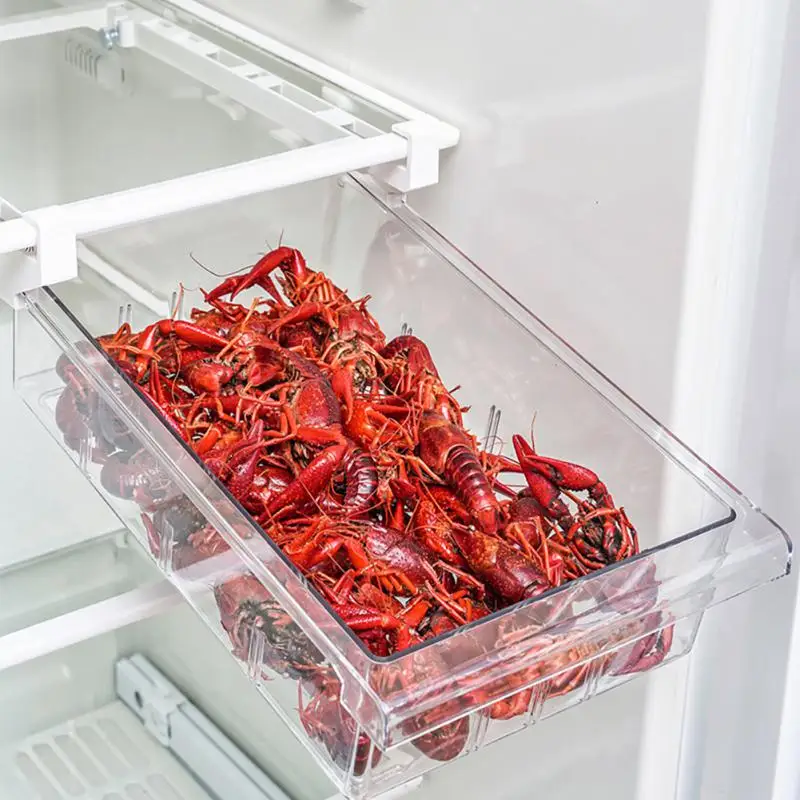 

Refrigerator Food Storage Containers With Lid Vegetable Fruit Meat Fresh Box Organizer Pantry Fridge Freezer Kitchen Accessories