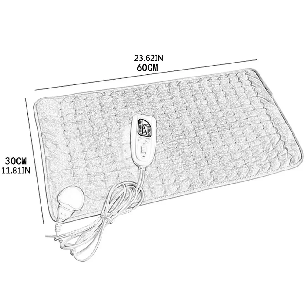 Body Physiotherapy Heat Pad 6 Level 75W Electric Heating Blanket Pad For Shoulder Neck Back Spine Leg Pain Relief Winter Warmer images - 6