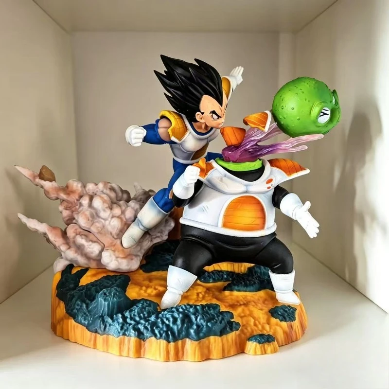 Фигурка Dragon Ball Z: Вегета против Гулдо, 21 см8,26 дюйма, сцена с отрядом Гинью, коллекционная модель из ПВХ, игрушка, подарок (art.: 3920dc6a8bb84) - 3920dc6a8bb84