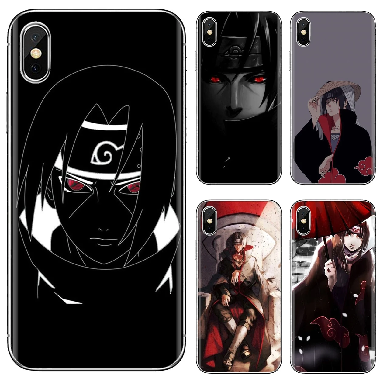 

TPU Shell Covers Itachi Uchiha Naruto For iPhone 10 11 12 13 Mini Pro 4S 5S SE 5C 6 6S 7 8 X XR XS Plus Max 2020