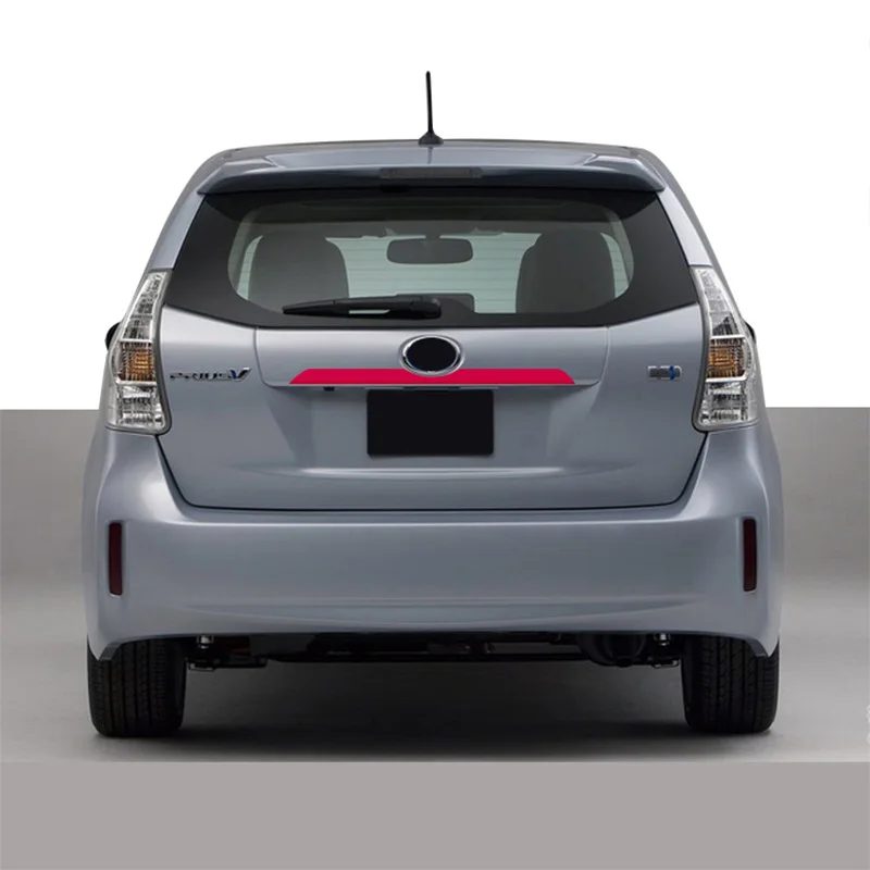 SUS304 автомобильная задняя накладка с логотипом аксессуары для Prius A ZVW40 крышка